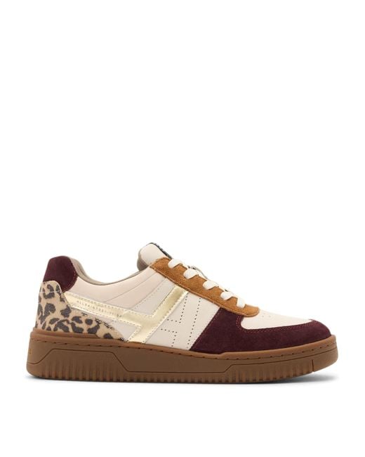 AllSaints Brown Suede Vix Sneakers