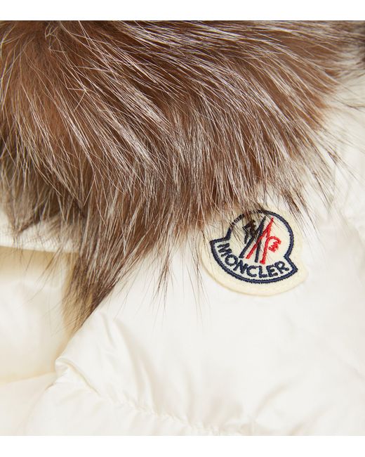 Moncler Natural Fur-trim Boed Puffer Jacket