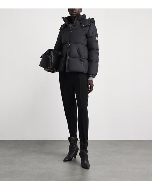 Moncler Black Down Quilted Fourmines Jacket