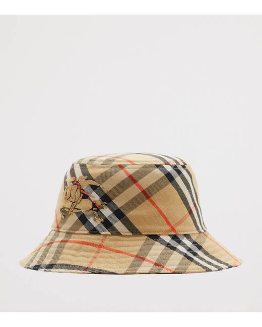 Burberry Natural Check Ekd Bucket Hat for men