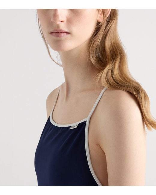 Prada Blue Jersey Swimsuit