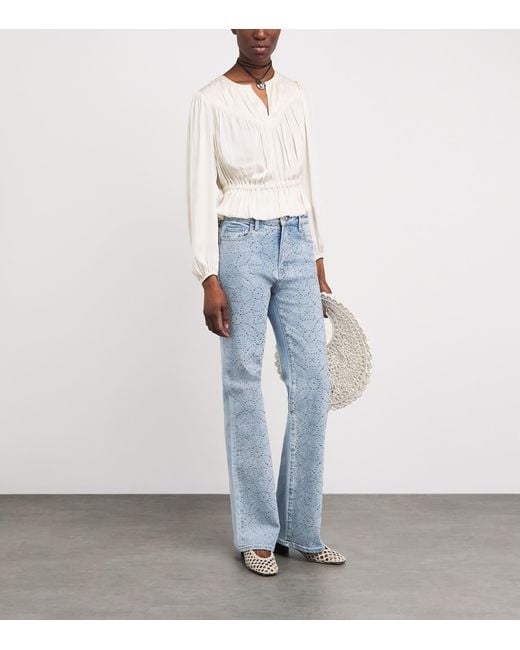 PAIGE Blue Sofia Flared Jeans