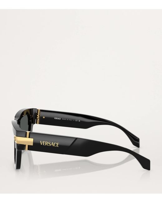 Versace Black Nylon Ve4464 Sunglasses for men