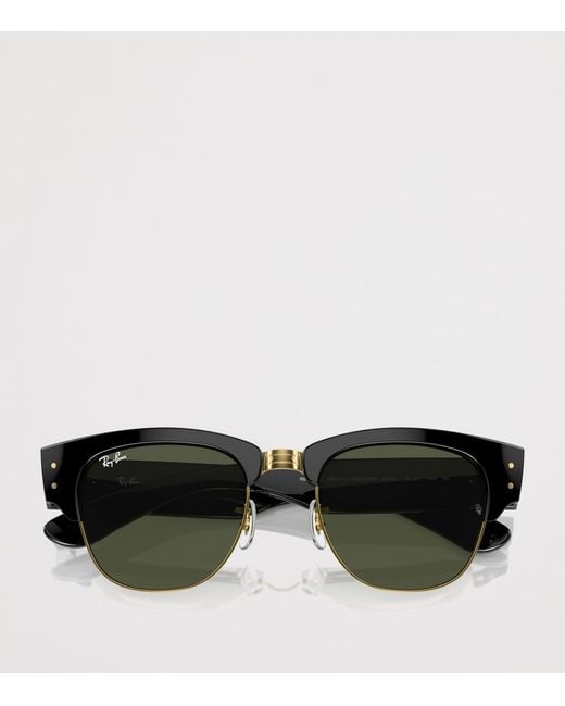Ray-Ban Green Mega Clubmaster Square Sunglasses