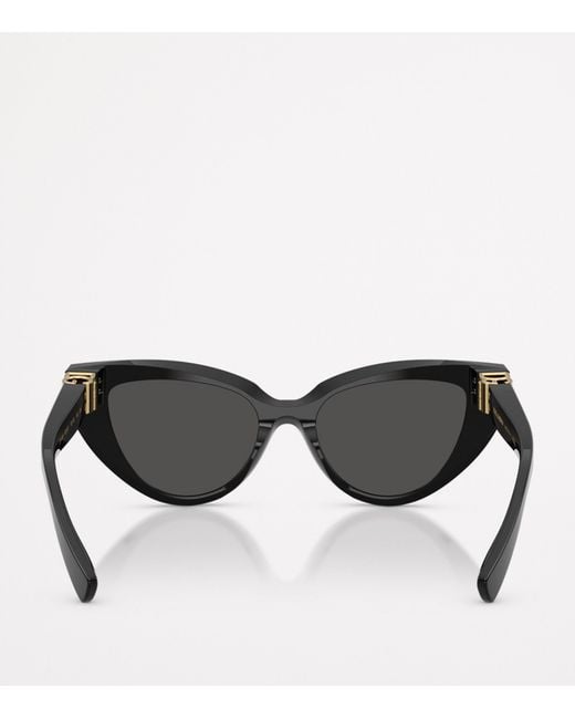 Dolce & Gabbana Black Cat Eye Sunglasses