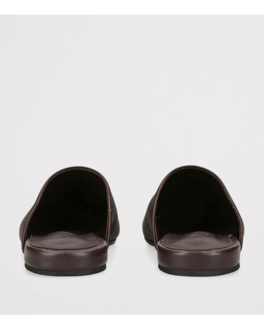 Ancient Greek Sandals Brown Satin The Slipper Slippers