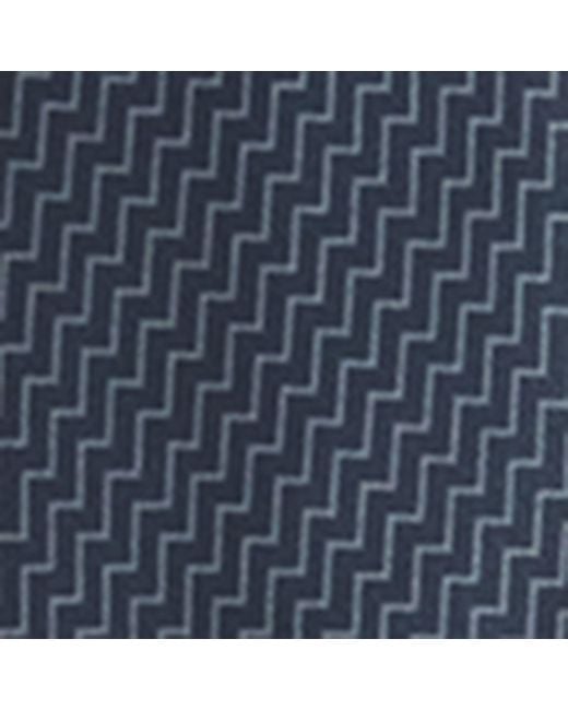 Giorgio Armani Blue Silk Chevron Tie for men