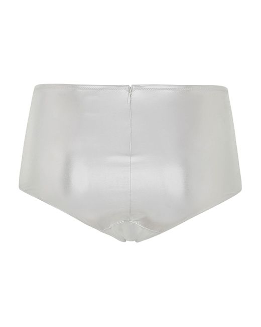 Dolce & Gabbana White Foiled Low-Rise Briefs