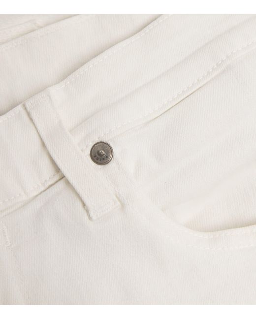 PAIGE White Lennox Slim Jeans for men
