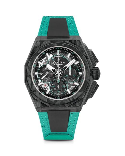 Zenith Green Carbon Defy Extreme E Second Edition Watch 45mm