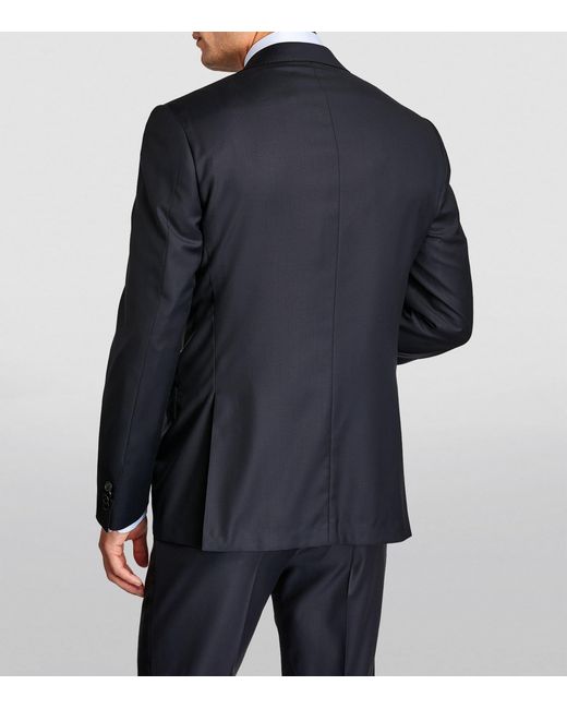 Corneliani Blue Virgin Wool 2-Piece Suit for men
