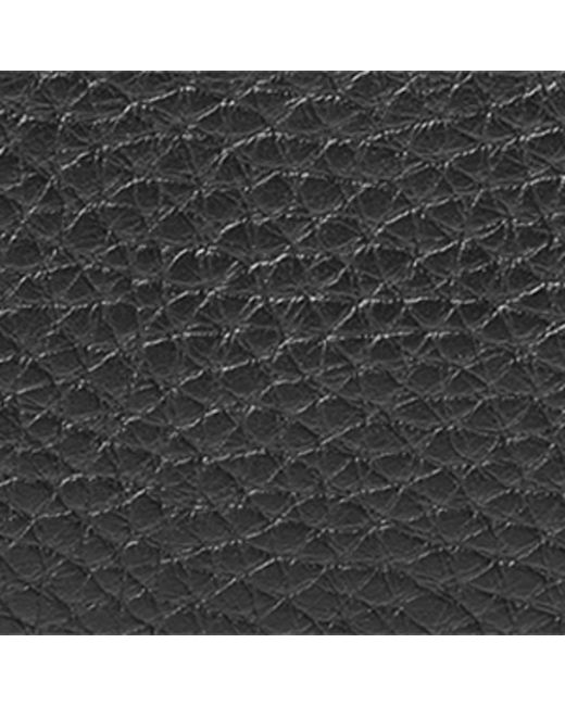 Aspinal Black Leather Zipped Travel Wallet for men