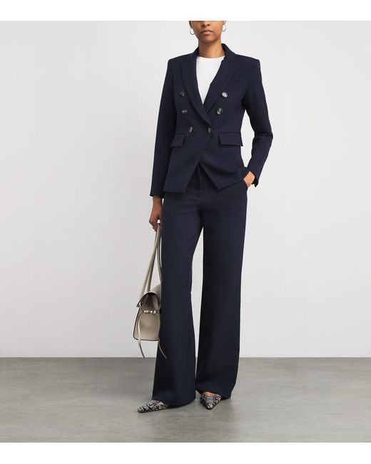 Veronica Beard Blue Miller Dickey Blazer
