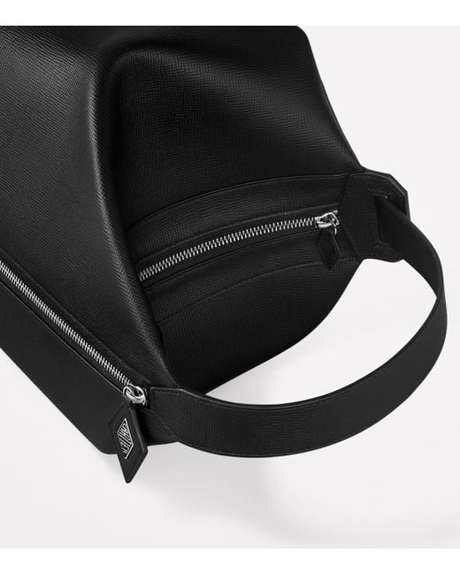 Cartier Black Leather Losange Cross-Body Bag