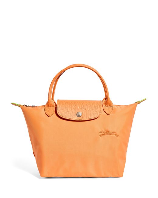 Longchamp Orange Small Le Pliage Handbag