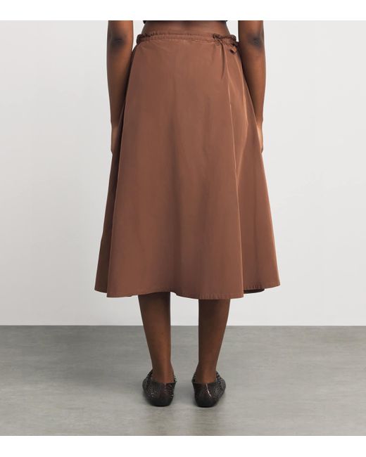 Nadine Mos Brown Technical Midi Skirt