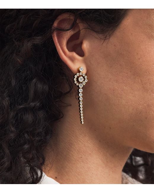 Sophie Bille Brahe Natural And Diamond Escargot De Rêve Earrings