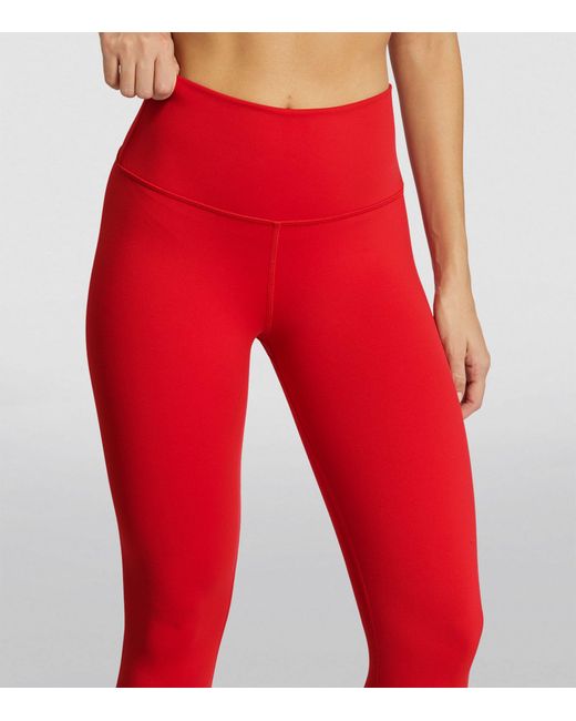 Alo Yoga Airbrush High-waist Leggings in Red