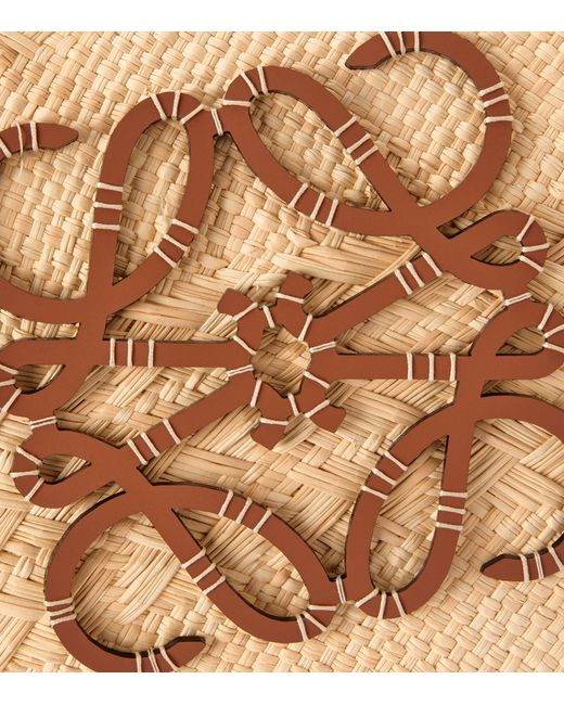 Loewe Natural X Paula's Ibiza Large Woven Anagram Basket Bag