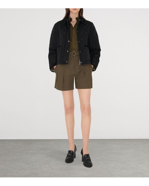 Burberry Black Cropped Jacket