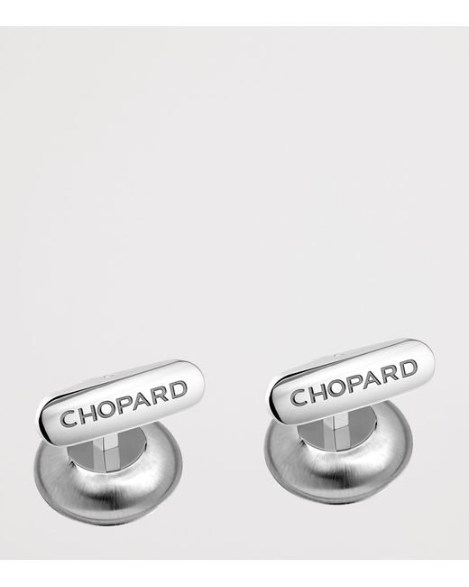Chopard Blue Stainless Steel L.U.C. Cufflinks for men
