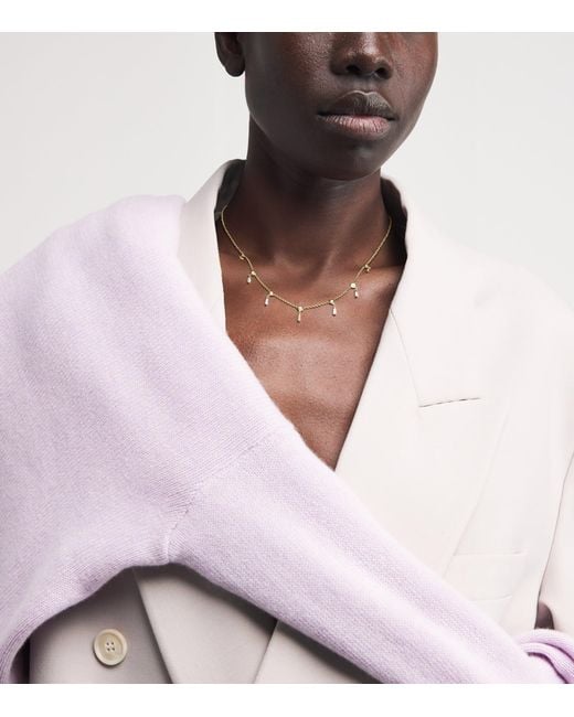 Jacquie Aiche Natural And Diamond Shaker Necklace