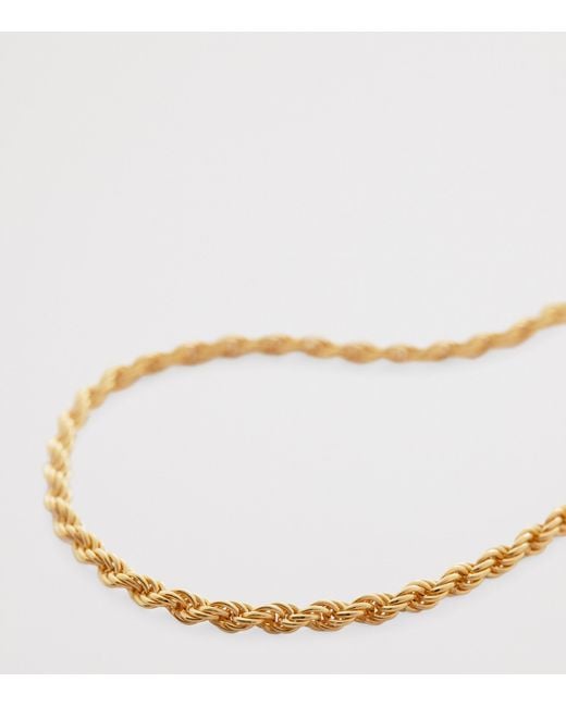 Monica Vinader Metallic Vermeil Corda Chain Friendship Bracelet