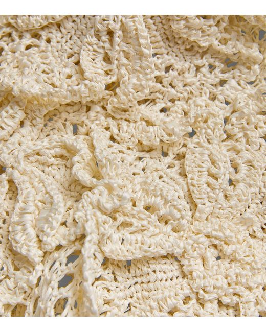 Cult Gaia White Crochet Nazanin Top