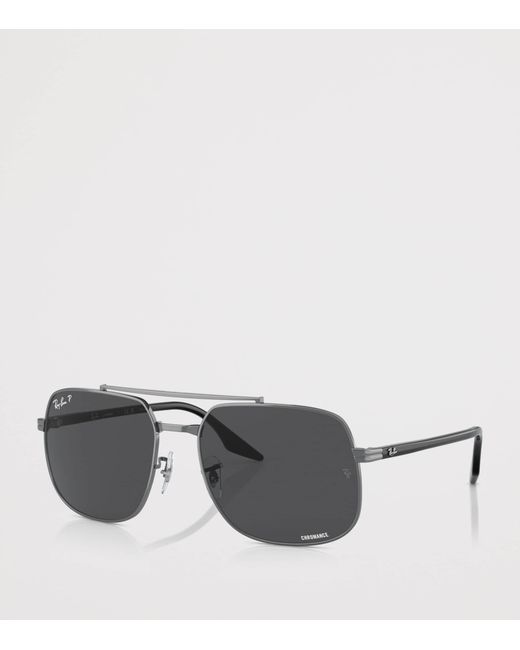 Ray-Ban Gray Polarized+ Lenses Square Sunglasses