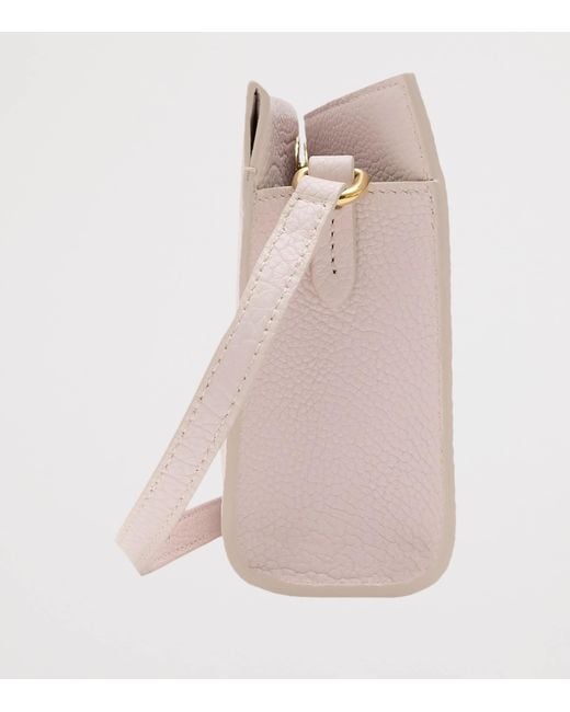 Burberry Pink Leather Cotswolds Pouch