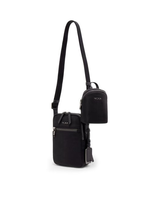 Tumi Black Nylon Voyageur Persia Cross-Body Bag