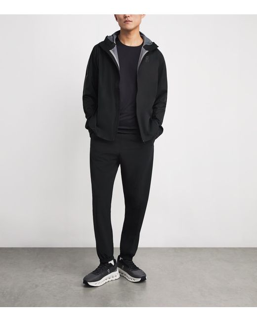 On Shoes Black Performance Jacket for men