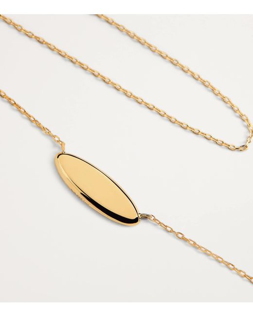Astrid & Miyu Metallic Plain Pendant Necklace
