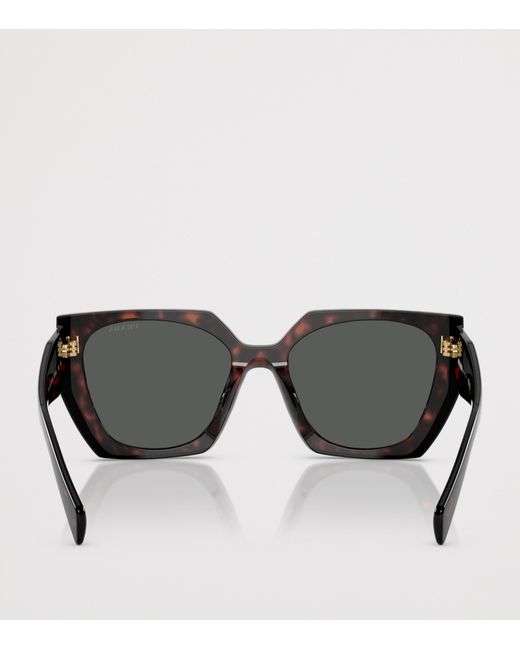 Prada Gray Acetate Pr 15Ws Rectangle Sunglasses