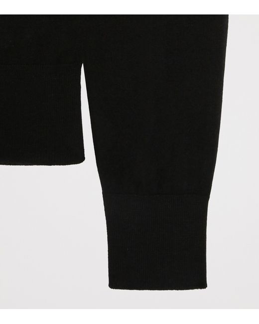 Dolce & Gabbana Black Cashmere Rollneck Sweater