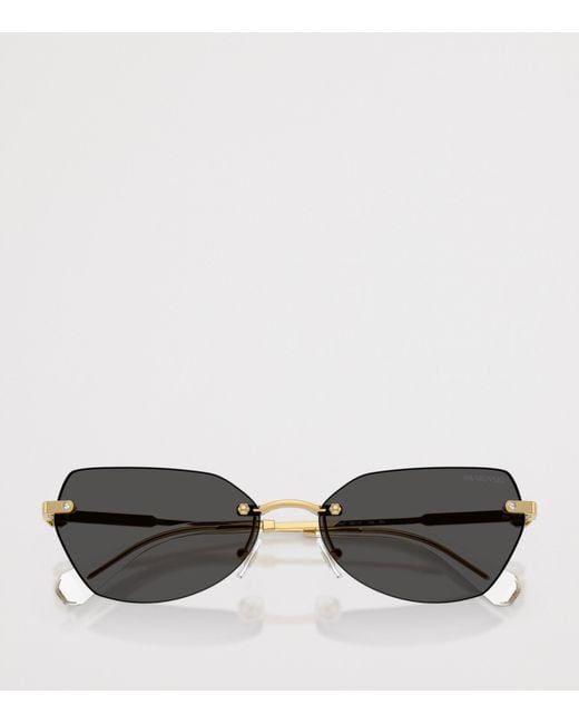 Swarovski Gray Sk7038 Irregular Sunglasses