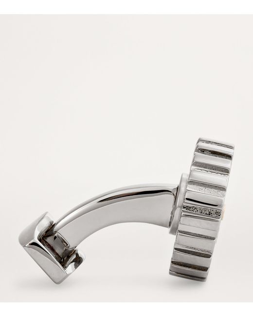 Tateossian Metallic Rotare Gear Cufflinks for men