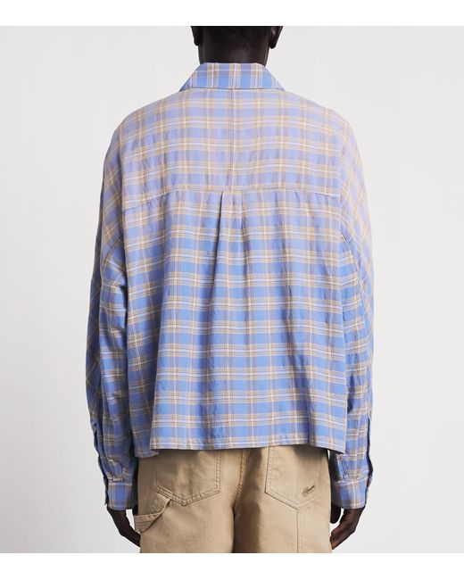 Represent Blue Santa Monica Flannel Shirt for men