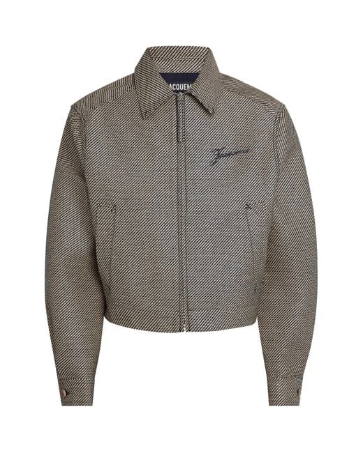 Jacquemus Gray La Veste De-Nîmes Canevas Denim Jacket for men