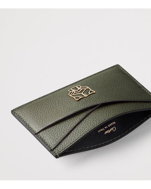 Cartier Green Panthère Graphique De Card Holder