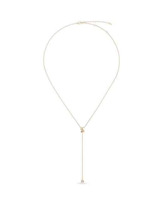 Chanel White And Diamond Extrait De N°5 Necklace