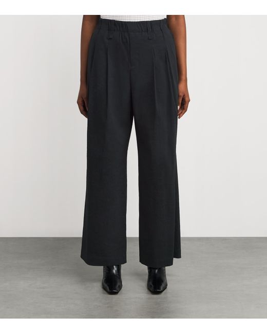 Issey Miyake Black Washi Ensemble U Trousers
