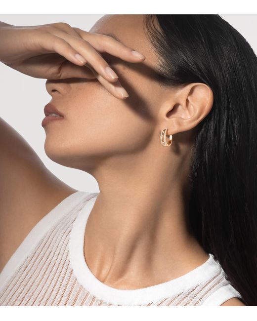 Messika Metallic Move Classique And Diamond Hoop Earrings