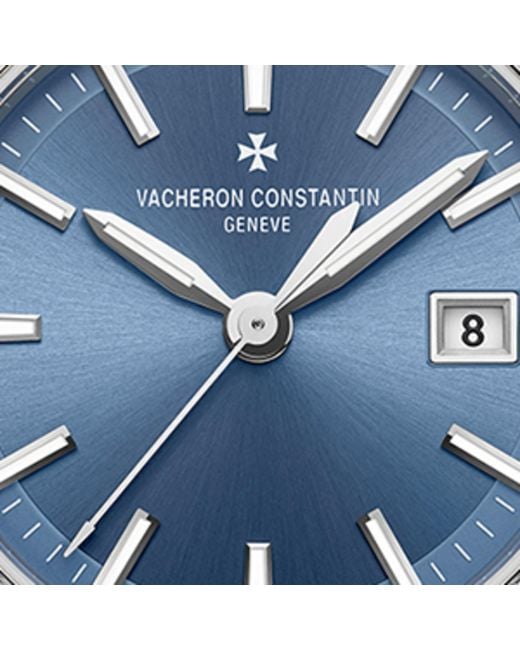 Vacheron Constantin Blue Stainless Steel Overseas Watch