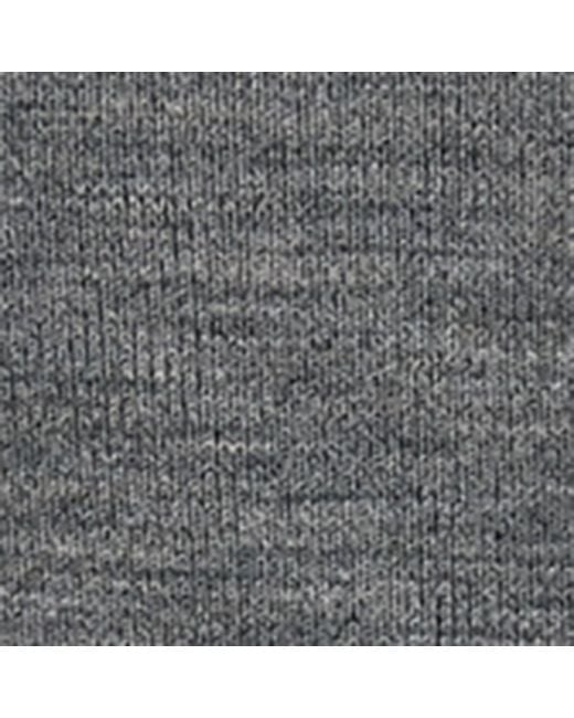 Doré Doré Gray Fine-Ribbed Socks for men