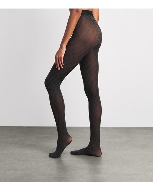 Falke White Intrigue 30 Tights