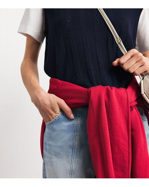 Sandro Blue Barrel Jeans
