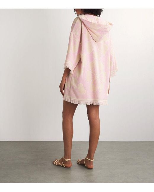 Zimmermann Towel Beach Dress in Pink | Lyst Zimmermann Towel Beach Dress in Pink | Lyst