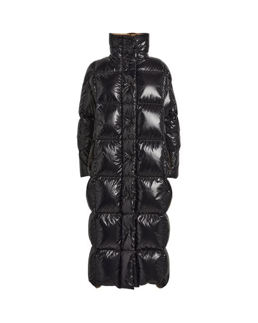 Moncler Black Down-Filled Parnaiba Coat