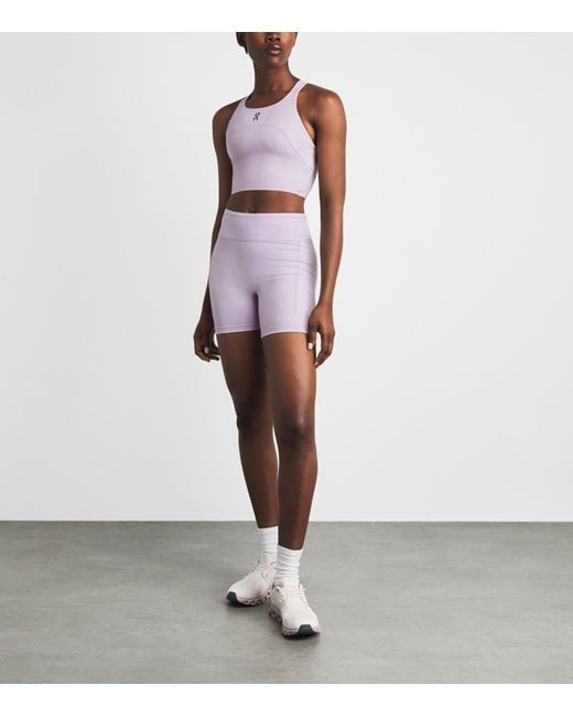 On Shoes Purple Performance Crop Top